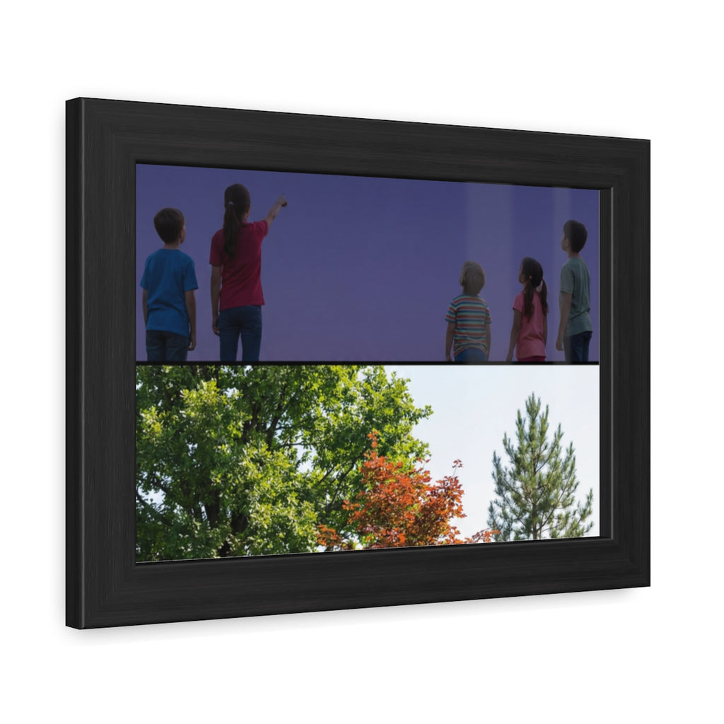 Framed Poster - Little Explorer — Landscape