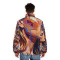 Men's Puffer Jacket - Shattered Elegance | Echovira Gallery
