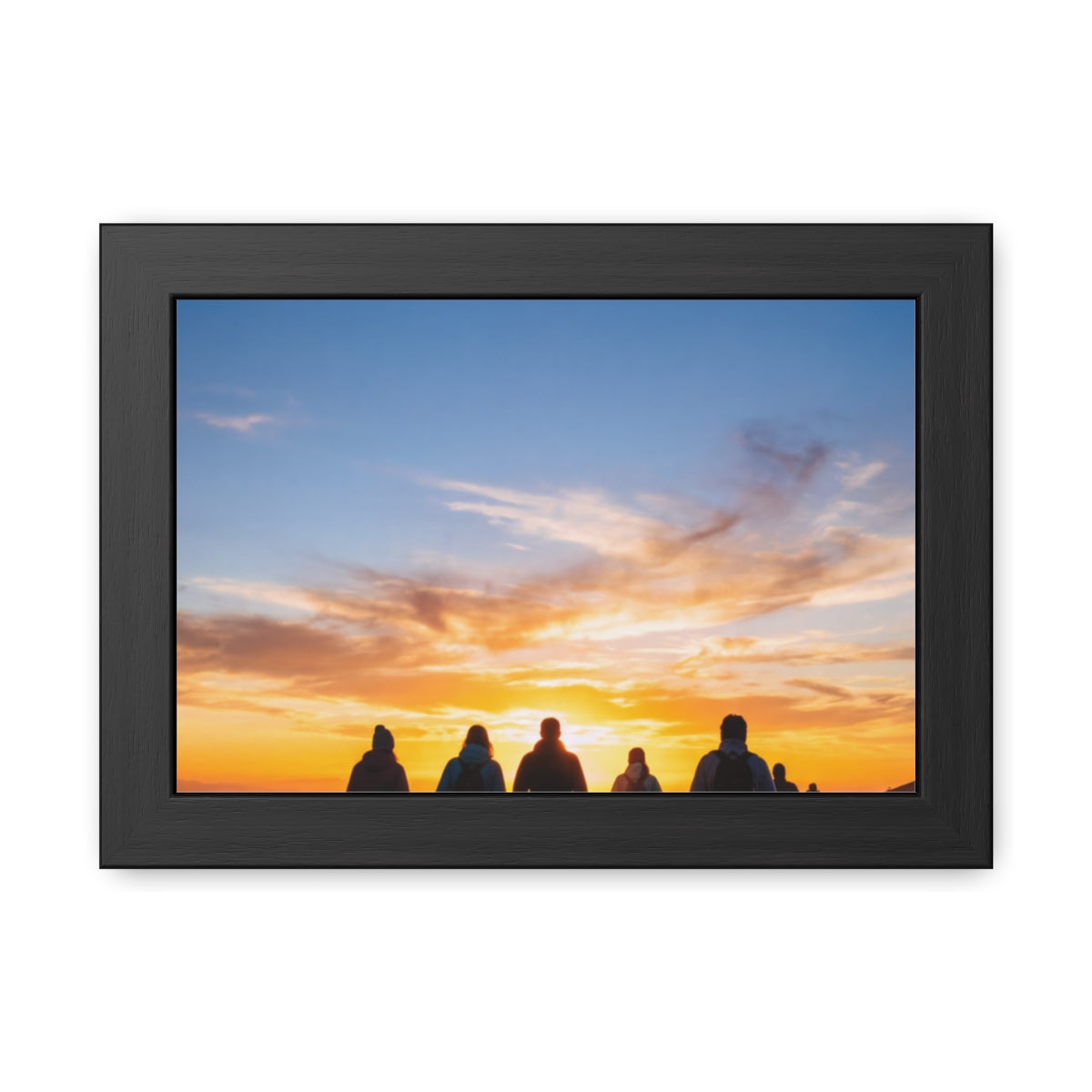 Framed Poster - Sunset Silhouette