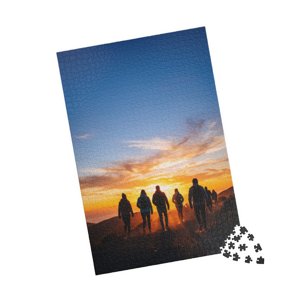Puzzle - Golden Hiker Dawn