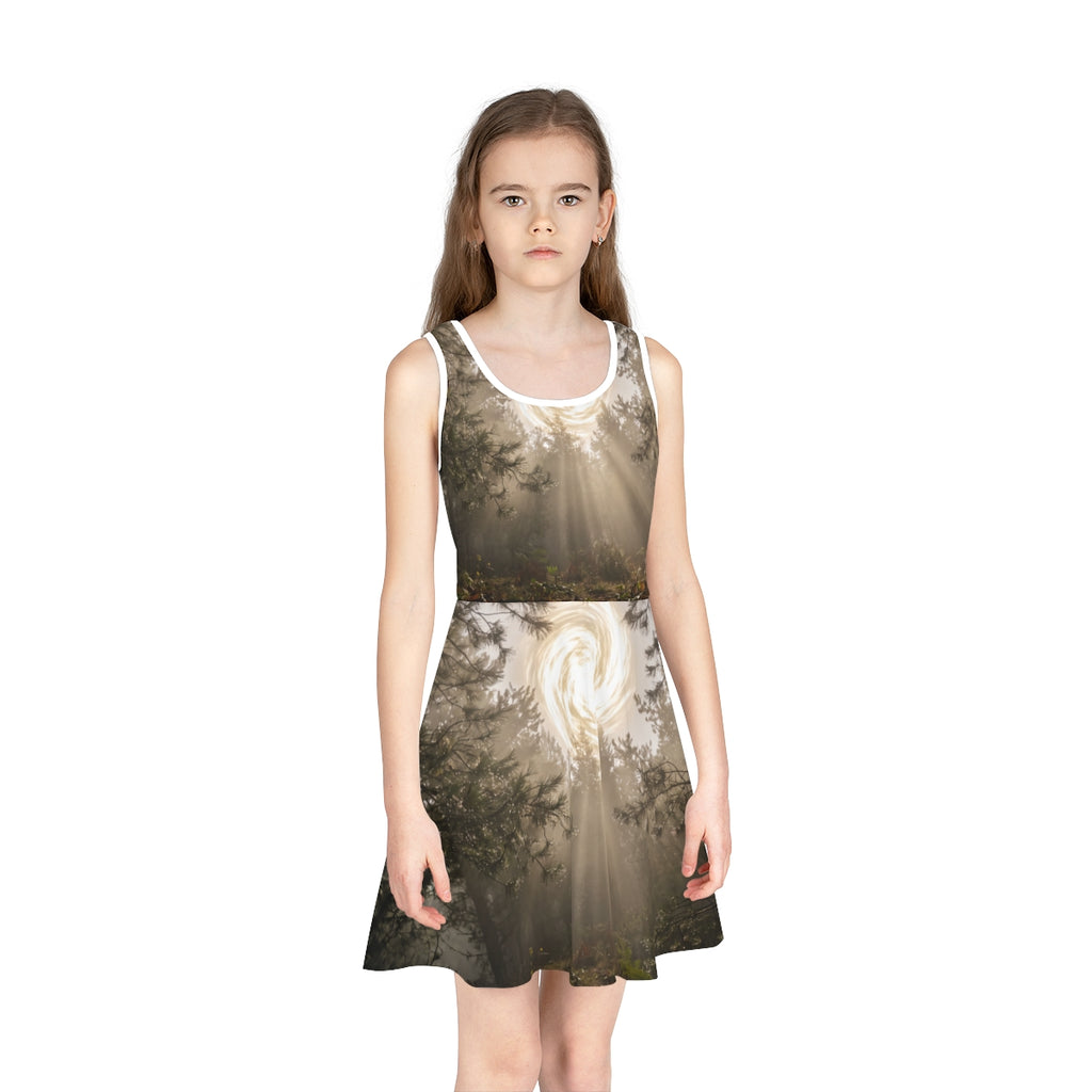 Girls' Forest Portal Sleeveless Sundress