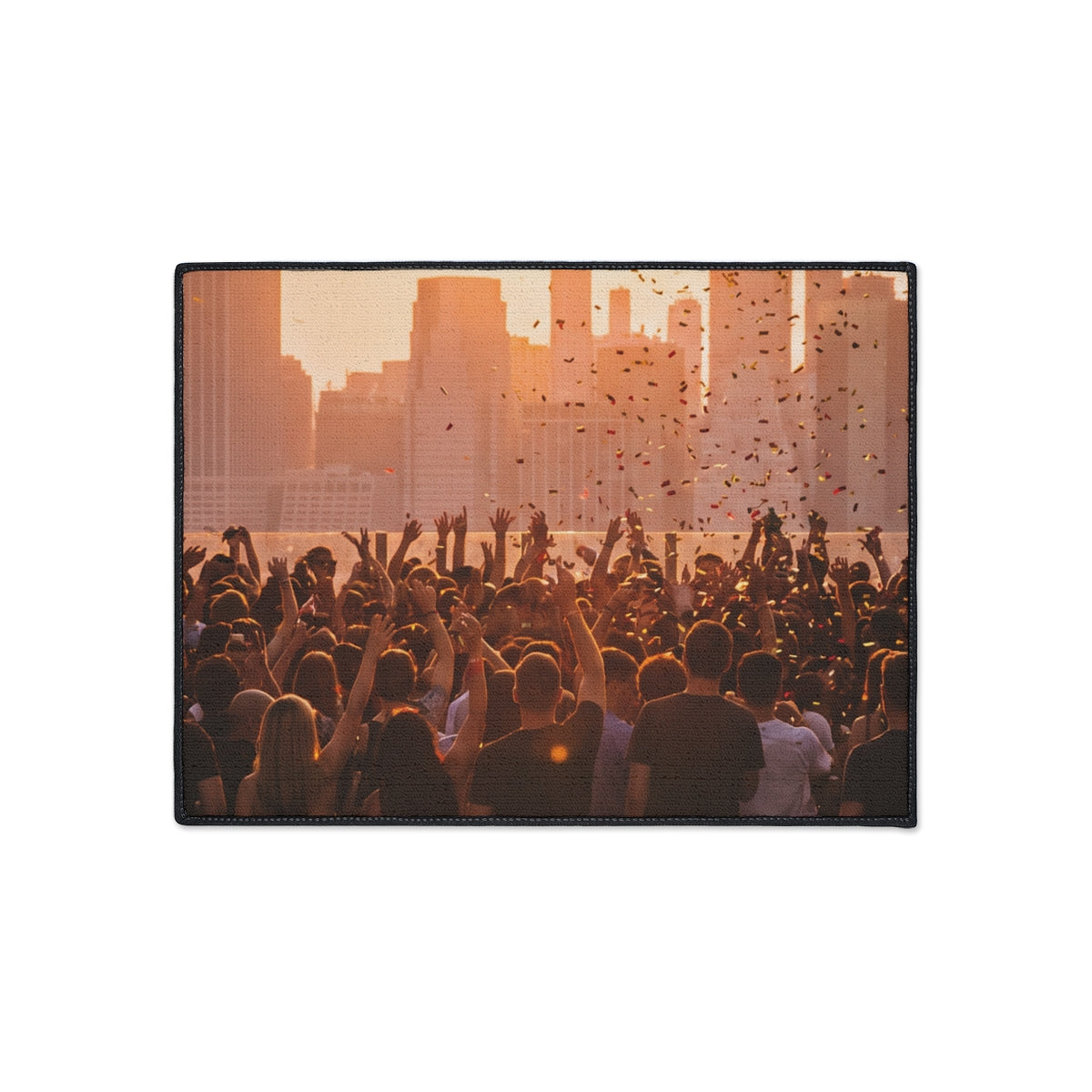 Heavy Duty Floor Mat - City Lights | Echovira Gallery