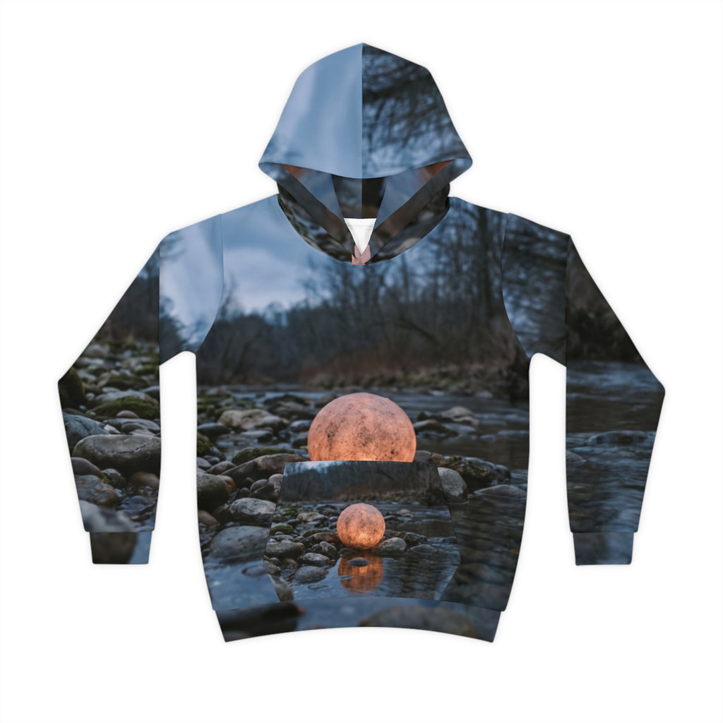 Children's Glowing River Stone Hoodie