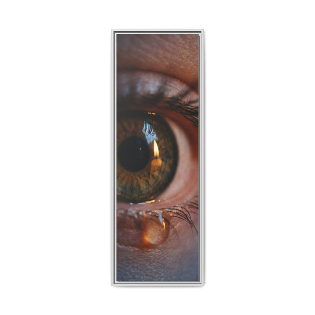 Matte Canvas, Framed - Luminous Tear
