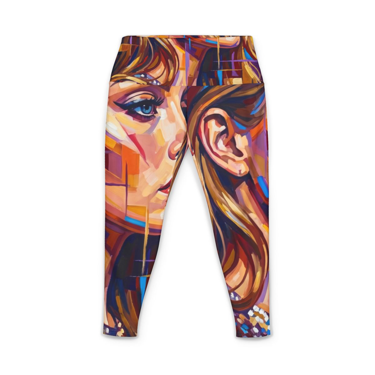 Women's Yoga Pants - Shattered Elegance | Echovira Gallery