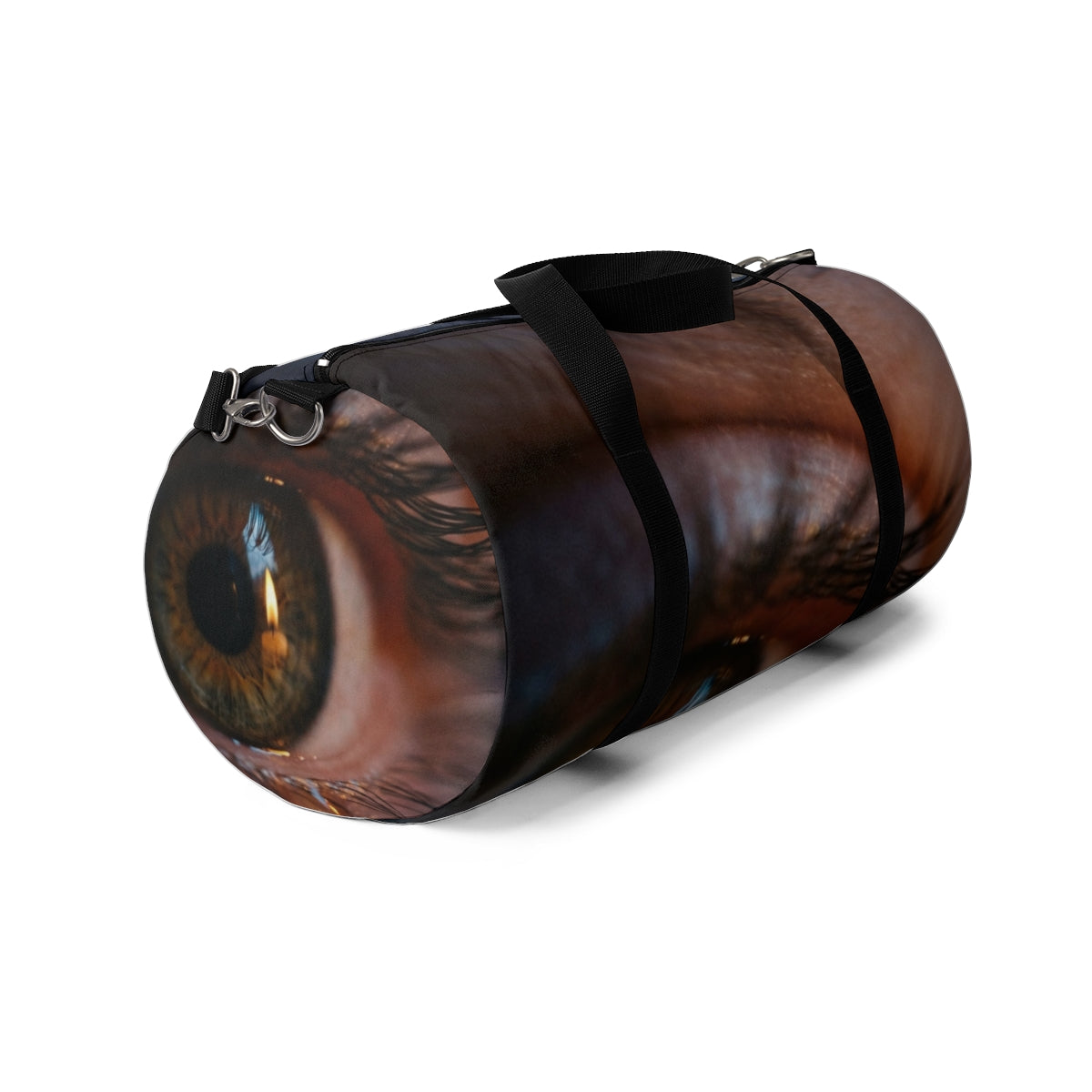 Duffel Bag - Amber Iris Reflection Fine Art Print | Echovira...