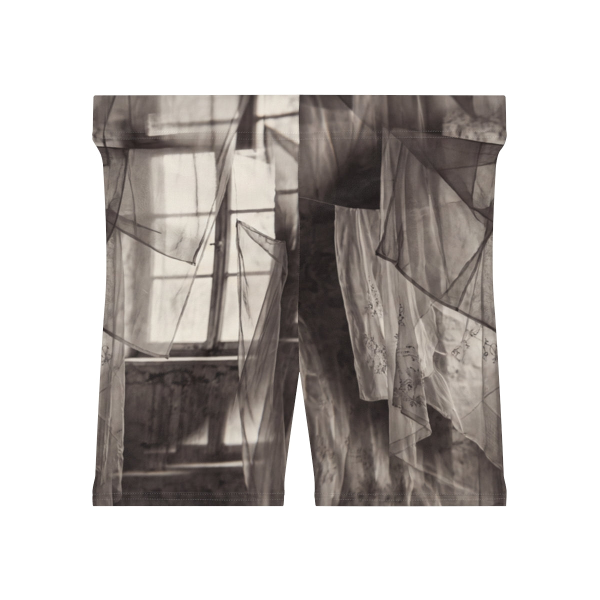 Women's Biker Shorts - Spectral Veils | Echovira Gallery