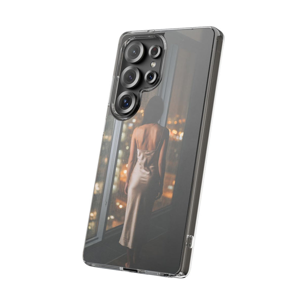 Clear Impact-Resistant Cases - Clear Phone Case - Rainy Mood...