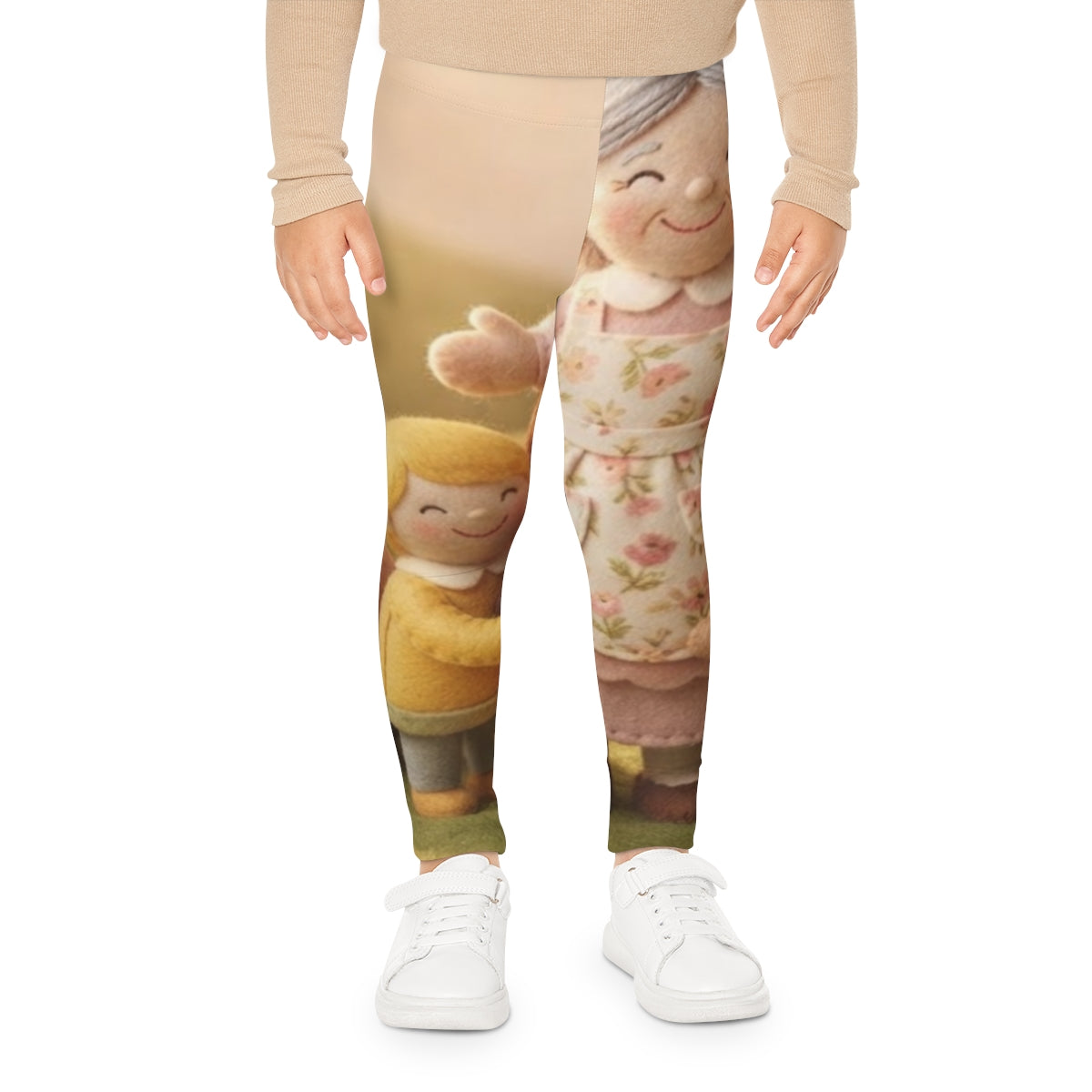 Kids Leggings - Home Sweet Home Felt Art | Echovira Gallery
