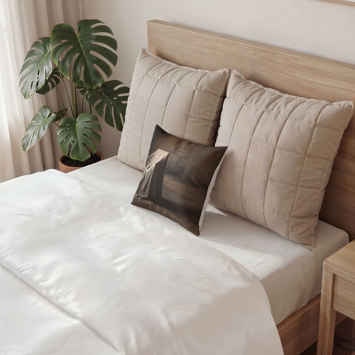 Poly Velvet Pillow - Brutalist Softness
