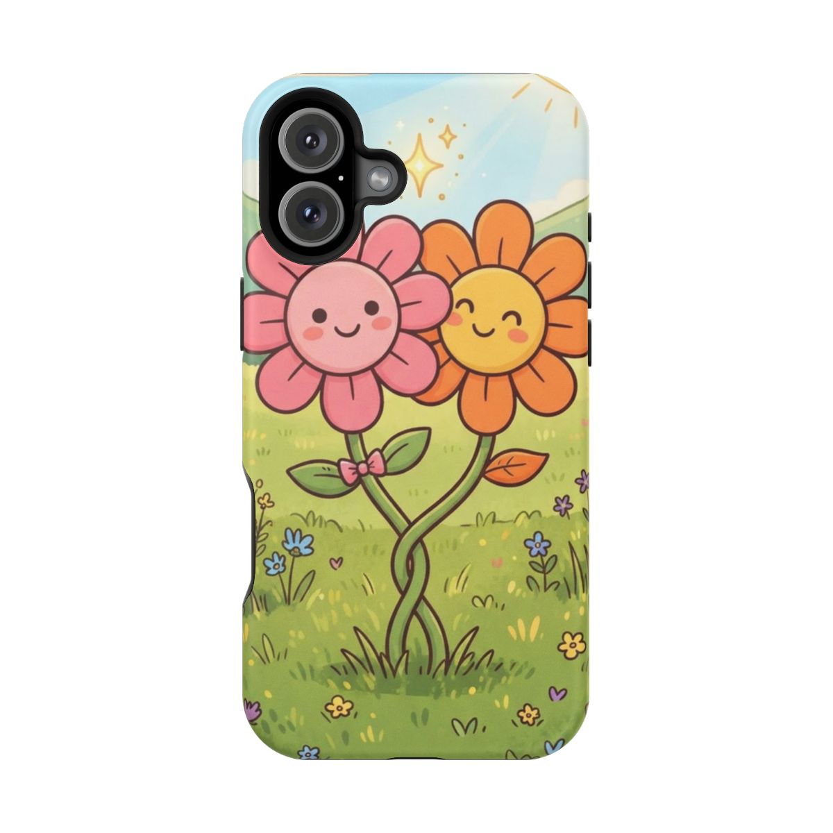 Impact-Resistant Cases - Sunny Meadow Friends Floral Art |...