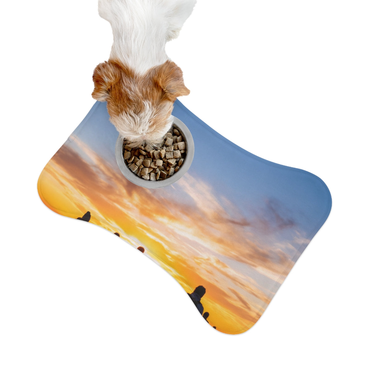 Pet Feeding Mat - Epic Mountain Sunrise