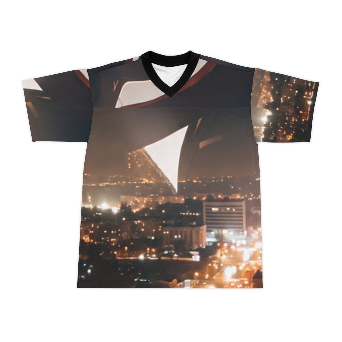 Unisex Football Jersey - Midnight City Skyline | Echovira...