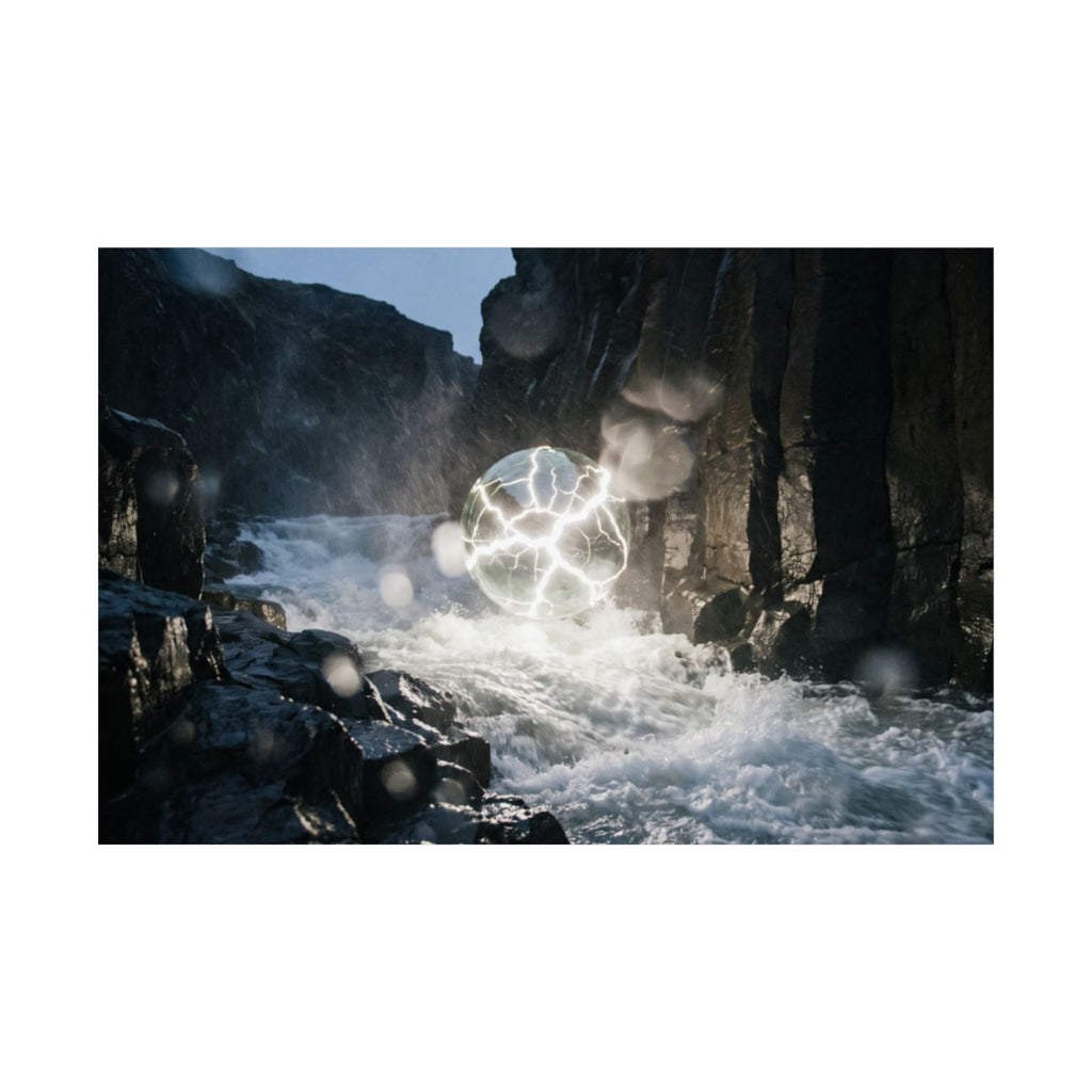 Matte Horizontal Poster - Cosmic River Rift (10×8 & 54×36) |...