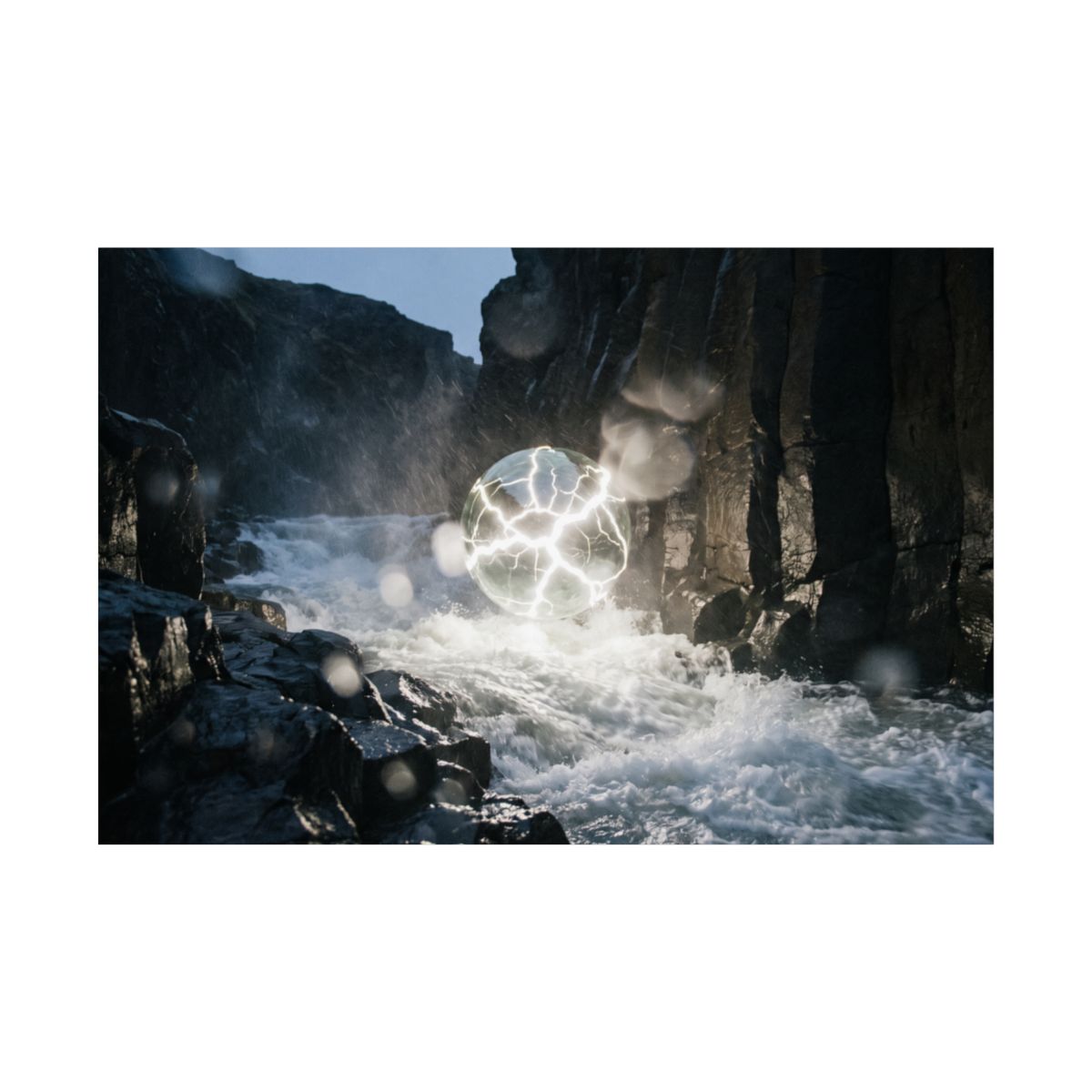 Matte Horizontal Poster - Cosmic River Rift (10×8 & 54×36) |...