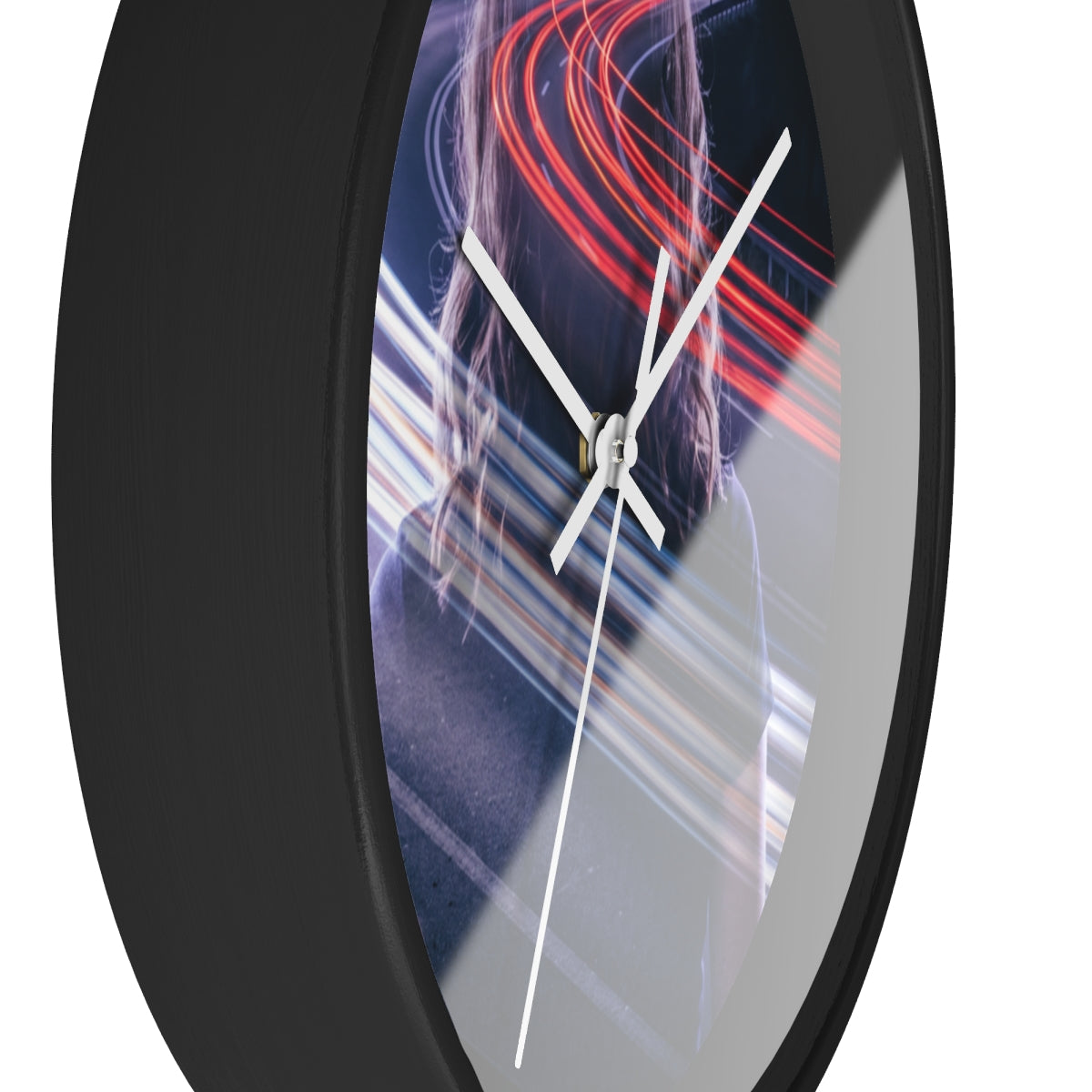 Wall Clock - Midnight Velocity Timepiece | Echovira Gallery
