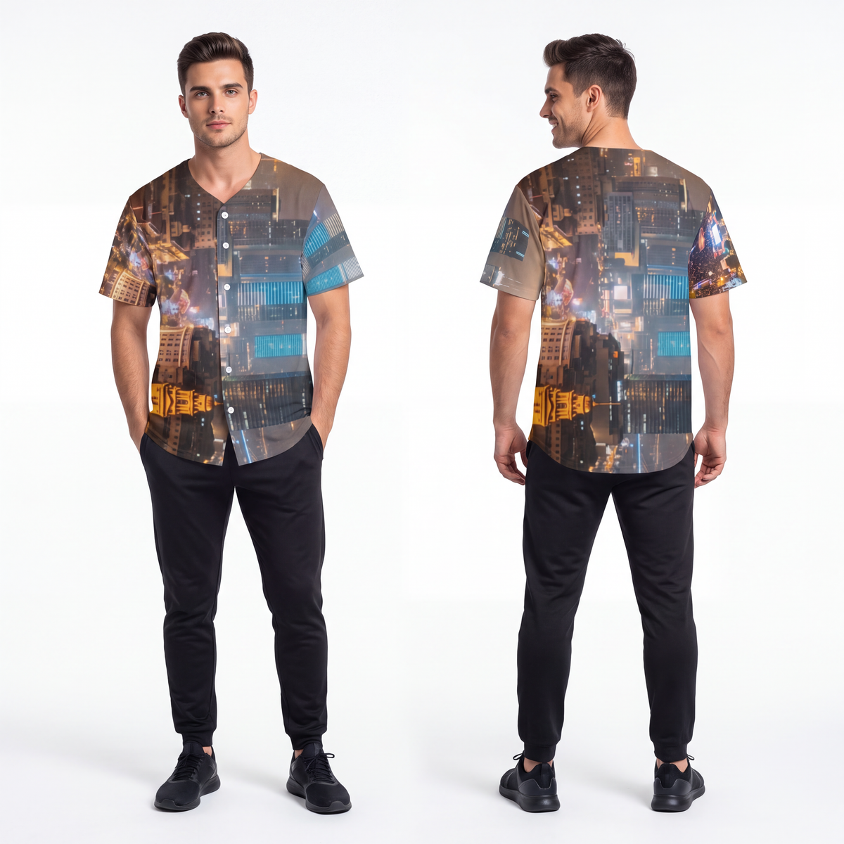 Men's Baseball Jersey - Shanghai Cyber Pitch Jersey |...