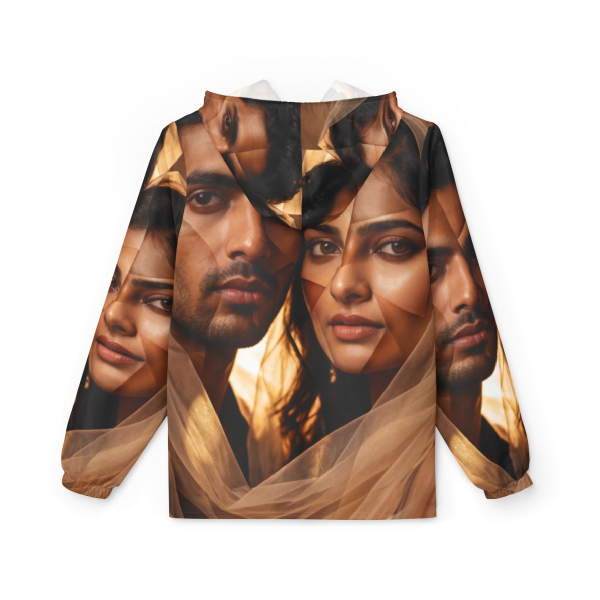 Unisex Windbreaker Jacket - Veiled Horizon | Echovira...