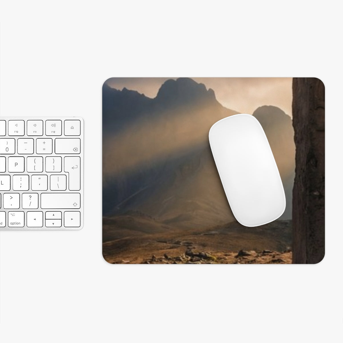 Mouse Pad - Mystic Monolith Ancient Persian Mountain Art |...