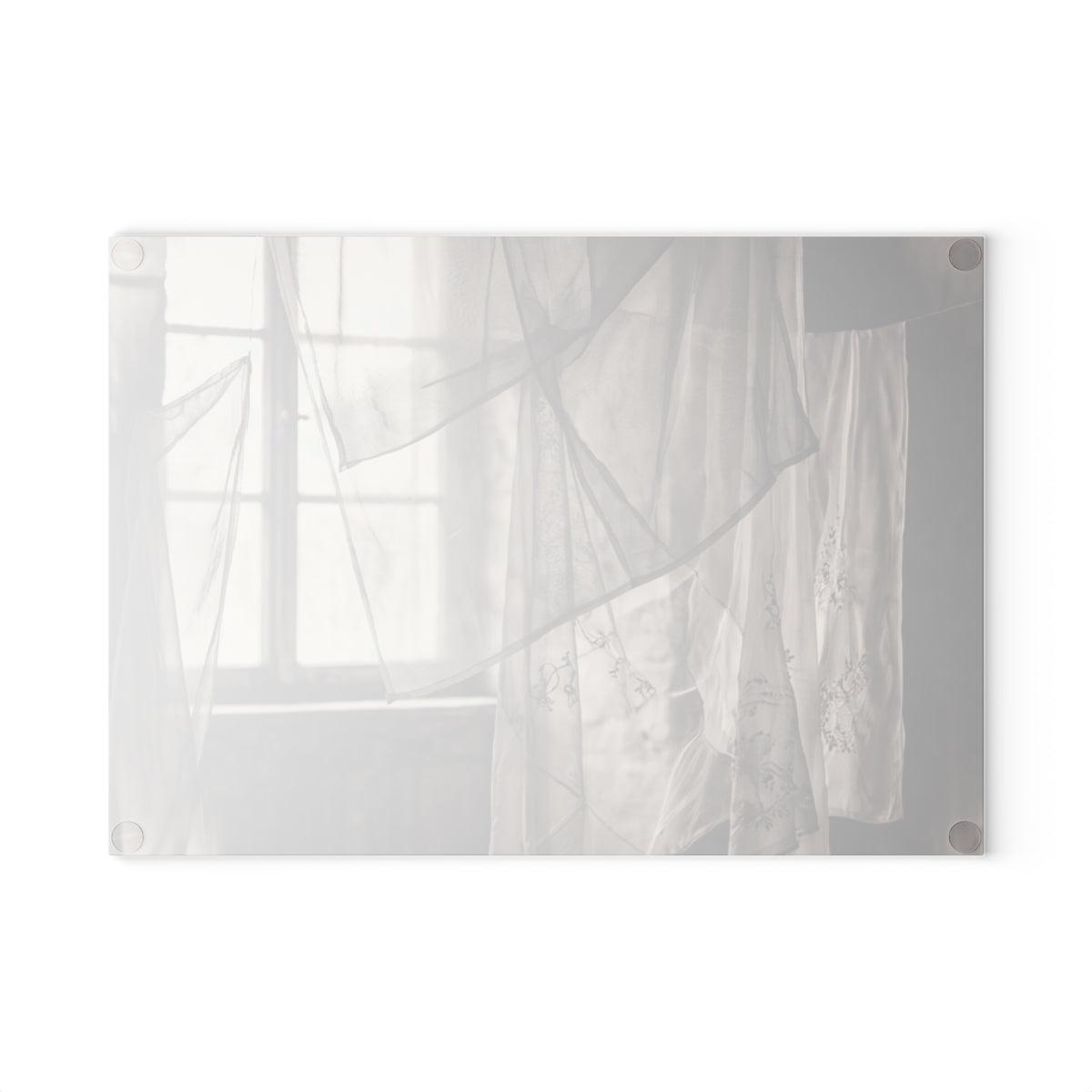 Glass Cutting Board - Spectral Veils | Echovira Gallery