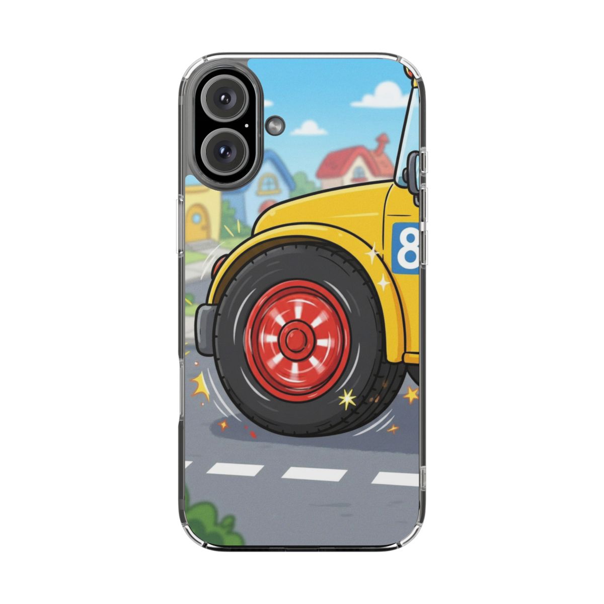 Clear Impact-Resistant Cases - Cartoon Bus | Echovira...