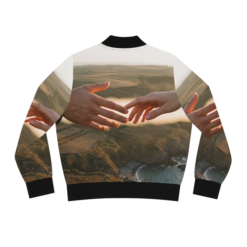Women's Bomber Jacket - The Infinite Touch | Ethereal... |...