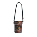 Small Cell Phone Wallet - Amber Iris Reflection Fine Art......