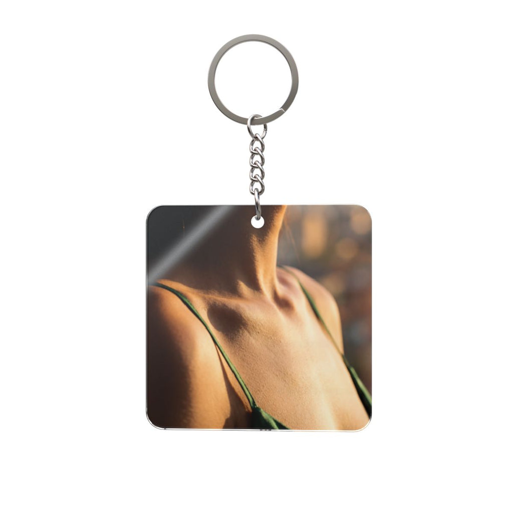 Square Keychain - Golden Muse Keys