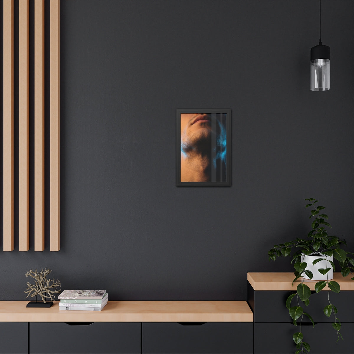 Framed Poster - Cinematic Urban Wall — Portrait