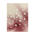 Toddler Blanket - Crimson Bloom Abstract Watercolor Art |...