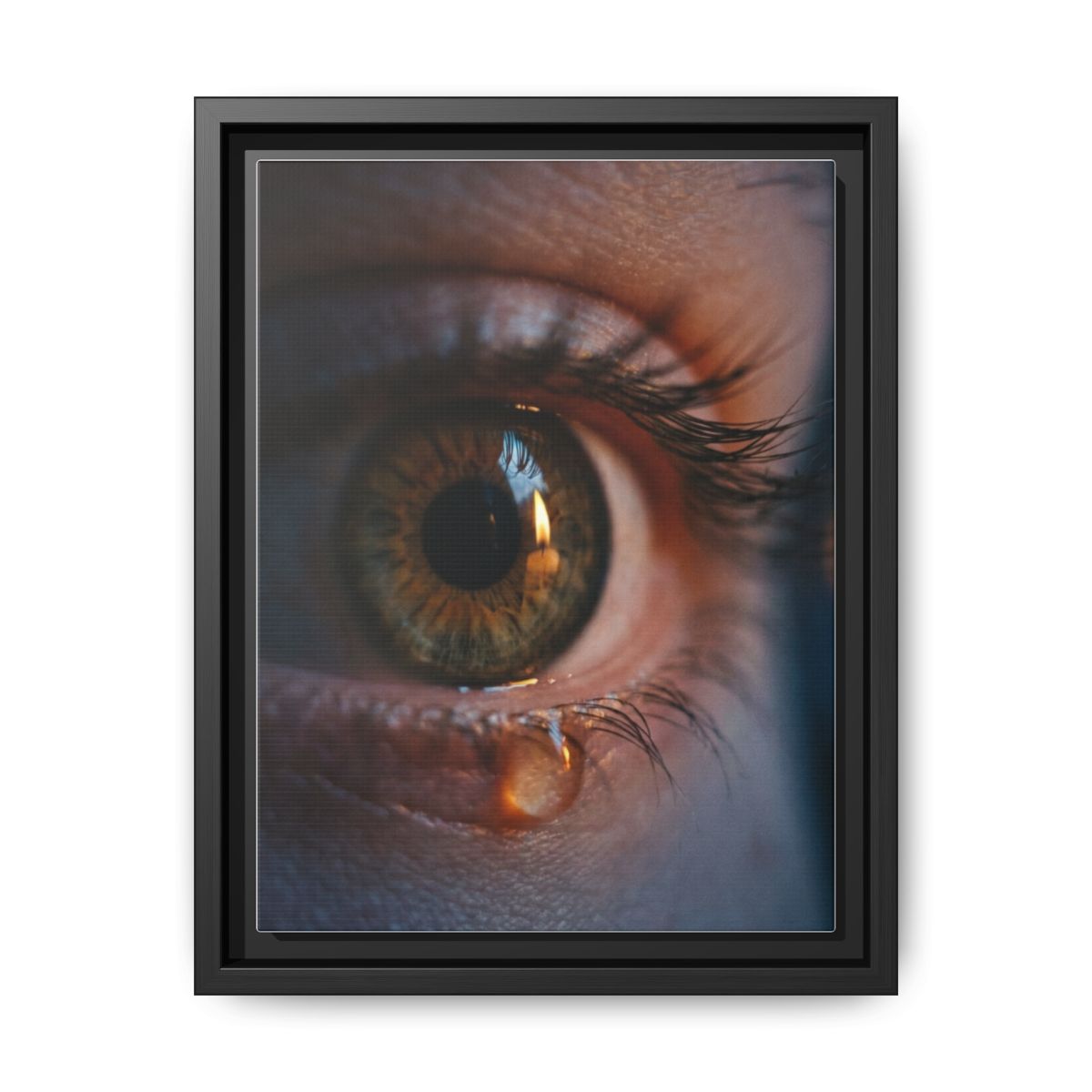 Framed Matte Canvas - Mystic Eye — Black / 1.25"