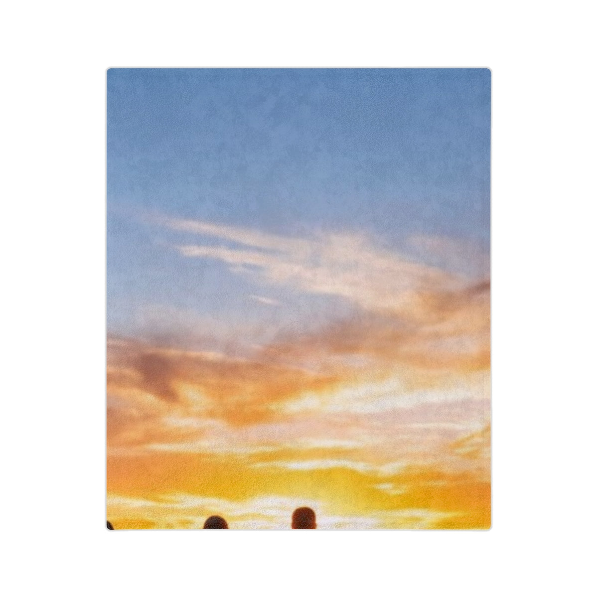 Velveteen Microfiber Blanket - Sunset | Echovira Gallery