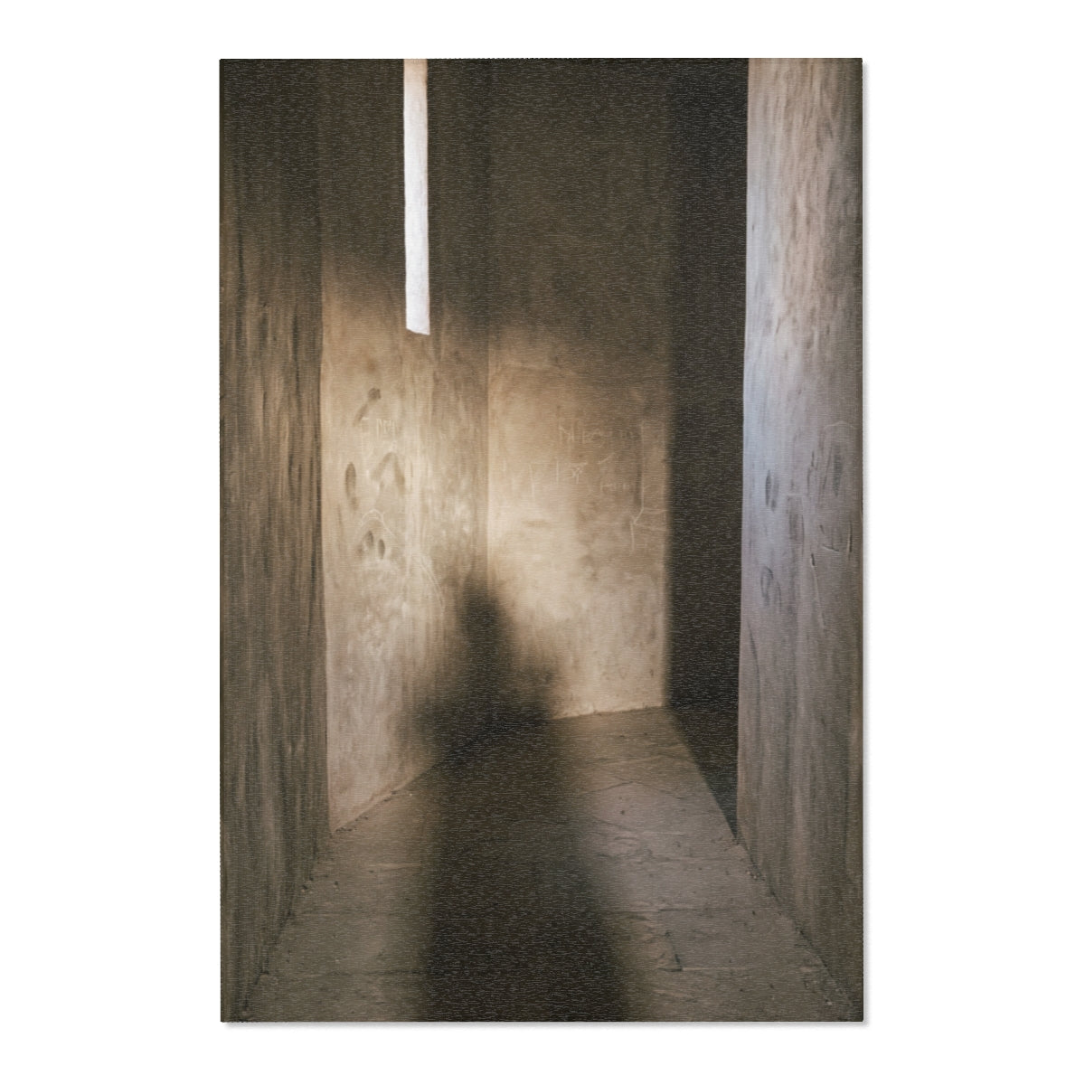 Area Rugs - Shadows of the Citadel moody architectural print...