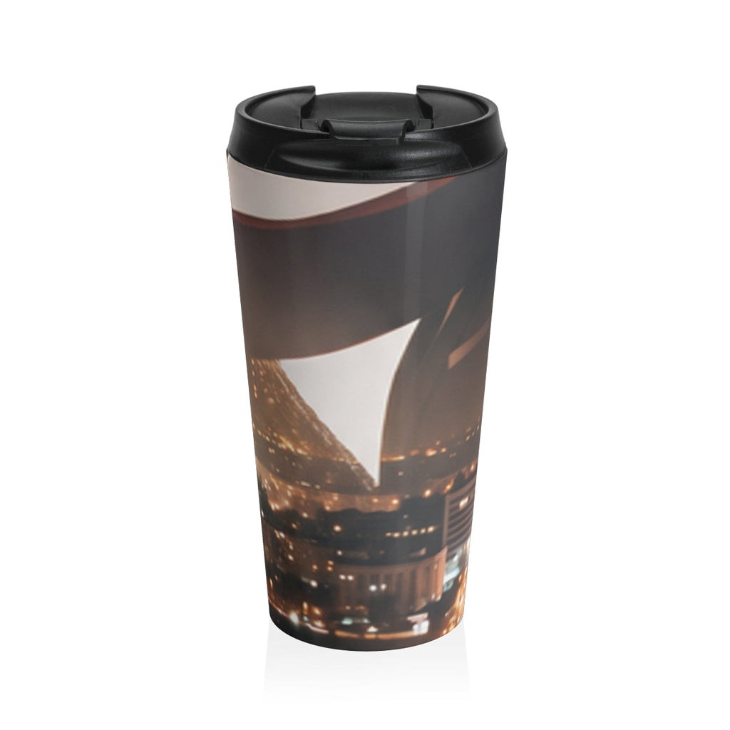 Travel Mug - Metropolitan Romance Glow | Echovira Gallery