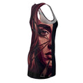 Dark Academia Abstract Racerback Dress