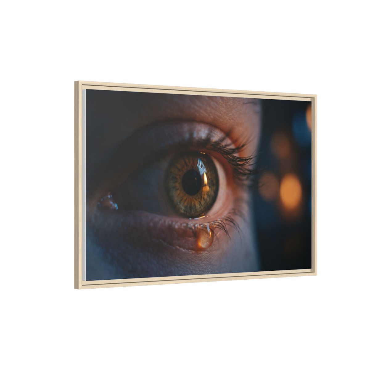 Framed Matte Canvas - Mystic Eye — Natural / 1.25"