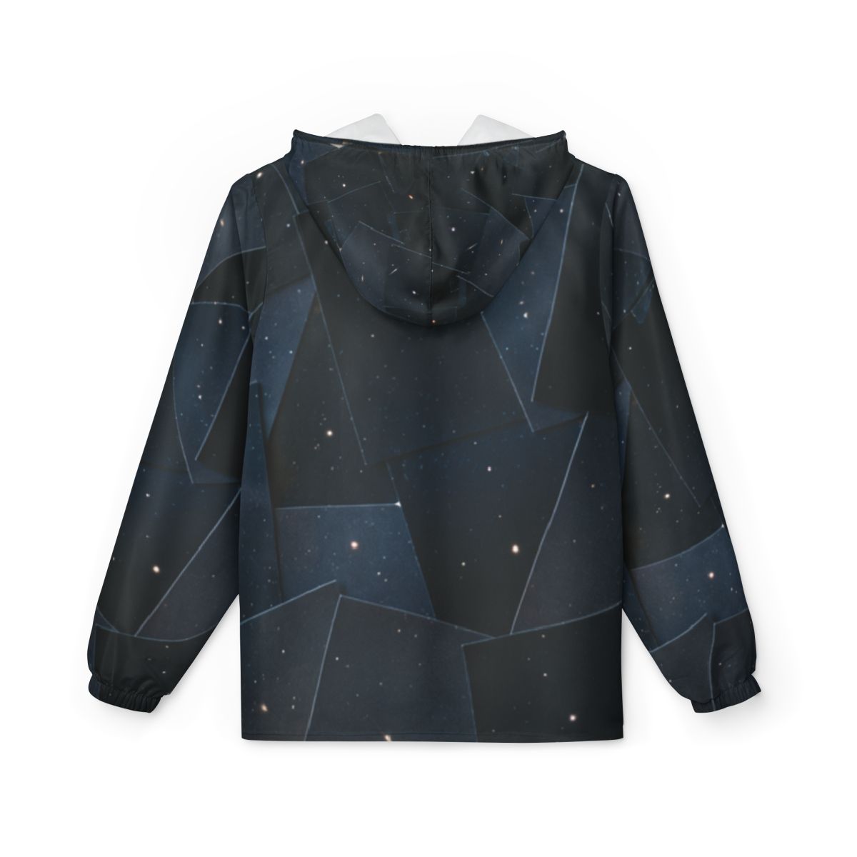 Unisex Windbreaker Jacket - Obsidian Sky Shell | Echovira...