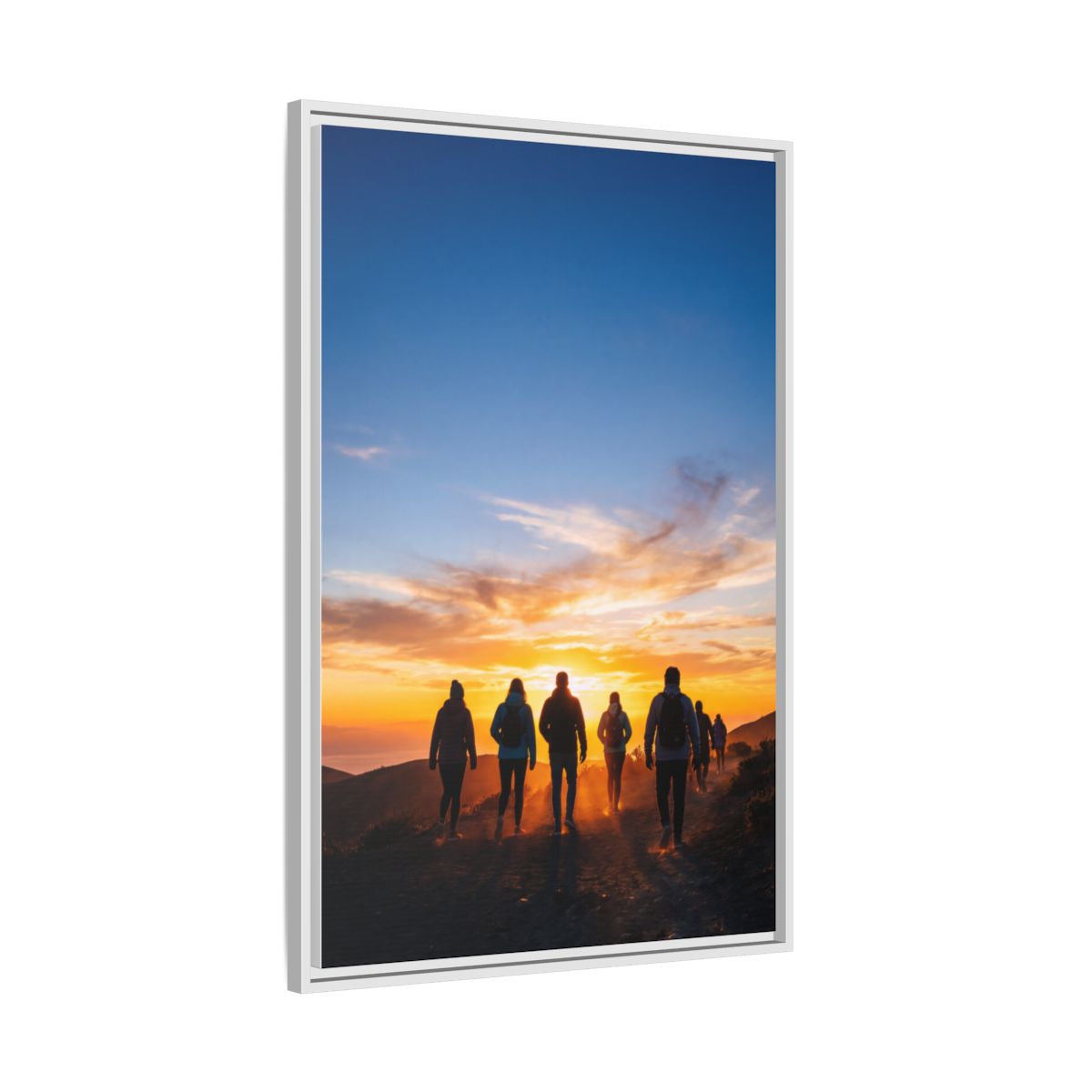 Matte Canvas, Framed - Epic Dawn Trek