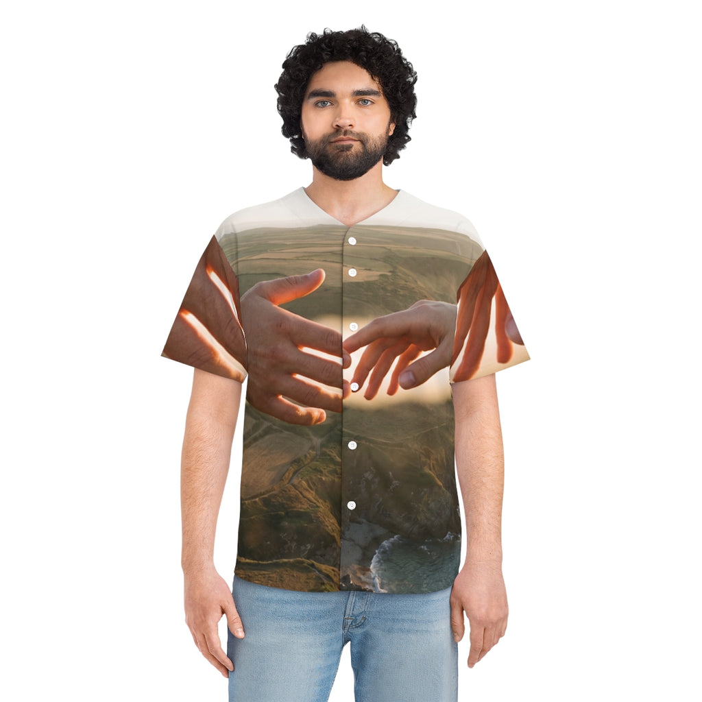 Men's Baseball Jersey - The Infinite Touch | Ethereal... |...
