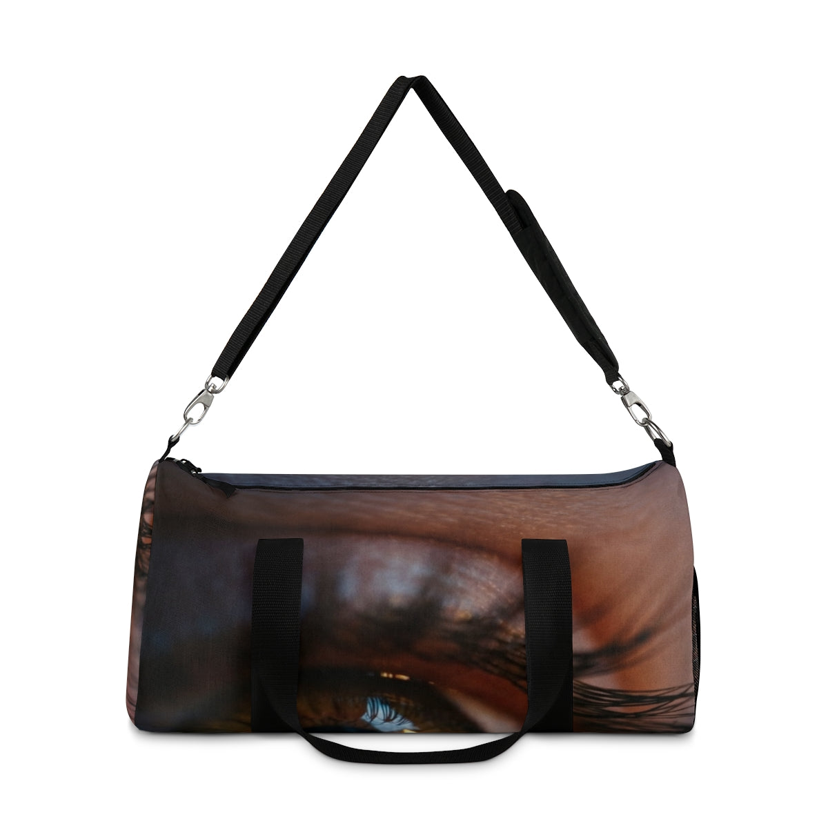 Duffel Bag - Amber Iris Reflection Fine Art Print | Echovira...