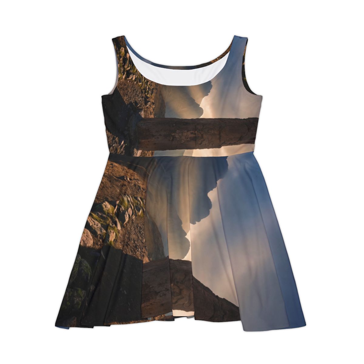 Women's Skater Dress - Mystic Monolith Ancient Persian... |...