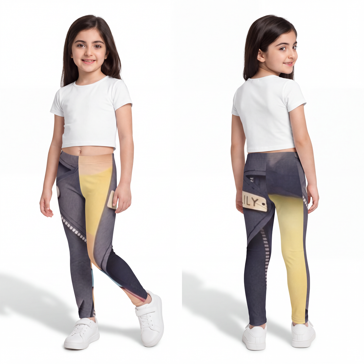 Kids Leggings - Play Create Imagine | Echovira Gallery