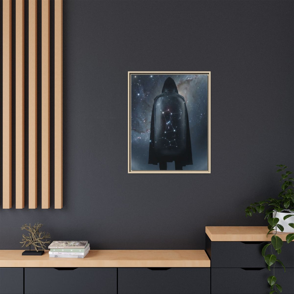 Framed Matte Canvas - Cosmic Sentinel — Natural / 1.25"... |...