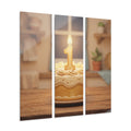 Acrylic Prints Triptych - Sweet Birthday Cake — Portrait |...
