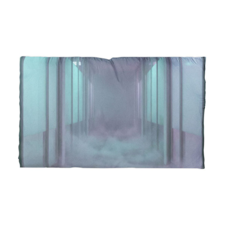 Microfiber Pillowcase - Liminal Corridor Fog Art Print