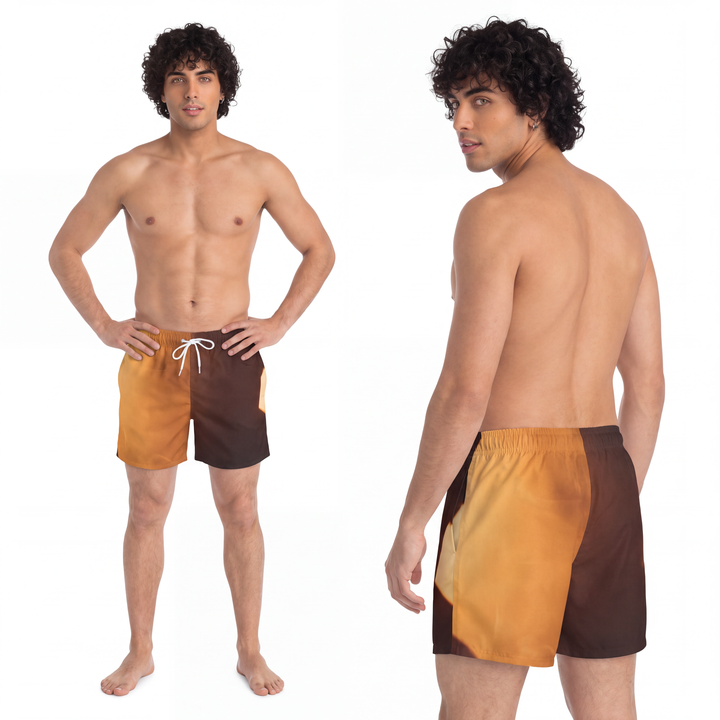 Swim Trunks - Golden Hour Silhouette Art
