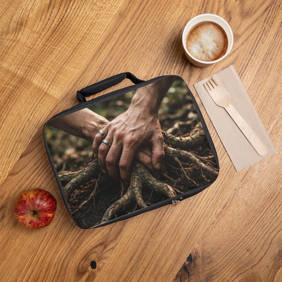 Forest Roots and Hands Lunch Bag