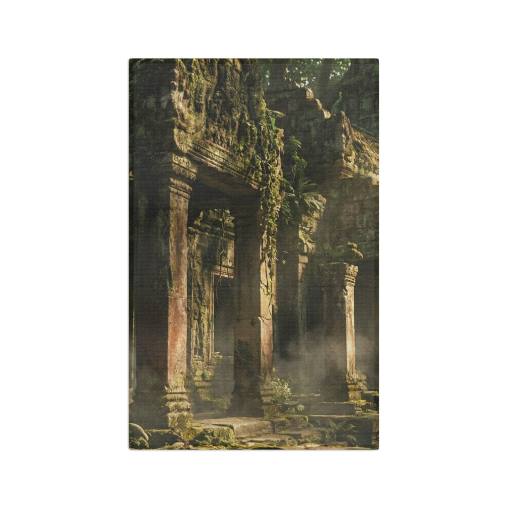 Microfiber Tea Towel - Sacred Temple Mist | Echovira Gallery