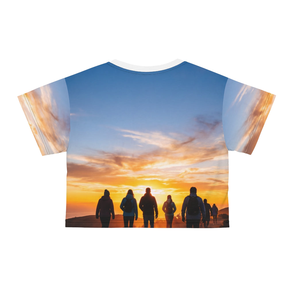 Crop Tee - Golden Radiance
