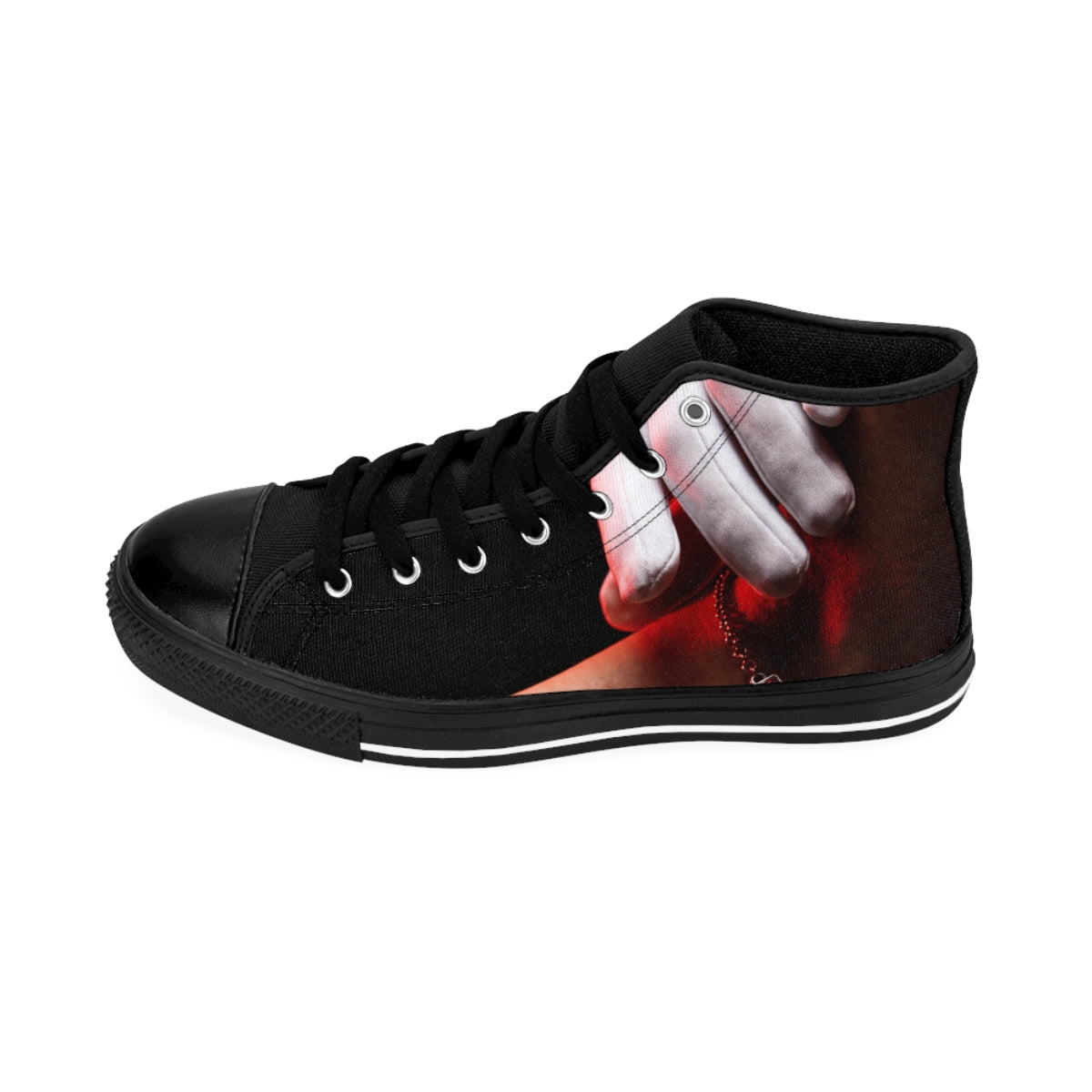 Women's Classic Sneakers with Noir Art